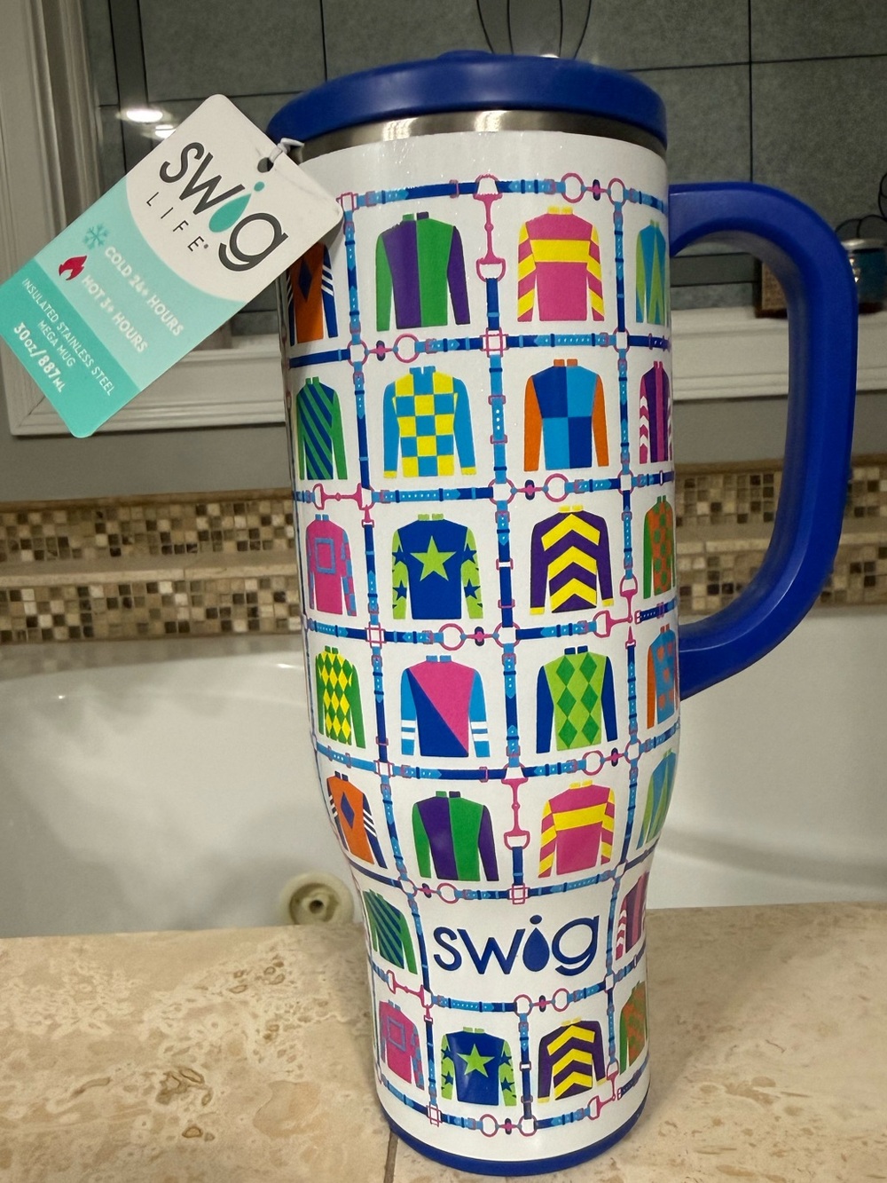 Swig Life JOCKEY CLUB To-Go Tumbler 30oz